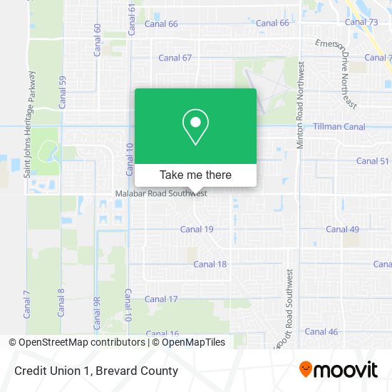 Credit Union 1 map