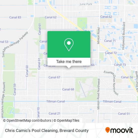 Mapa de Chris Camic's Pool Cleaning