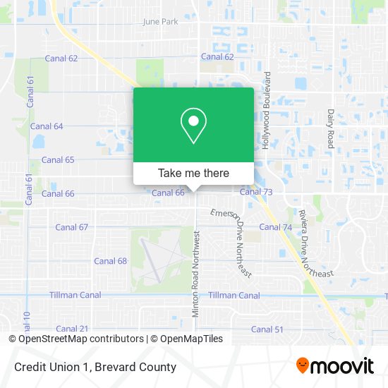 Credit Union 1 map