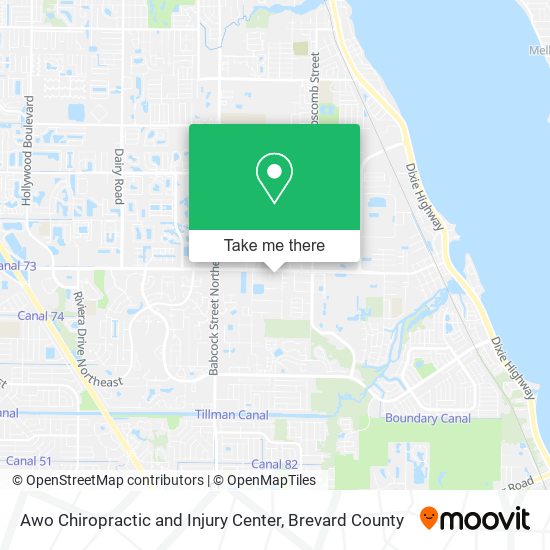 Mapa de Awo Chiropractic and Injury Center