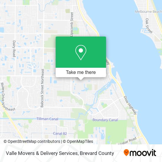 Mapa de Valle Movers & Delivery Services