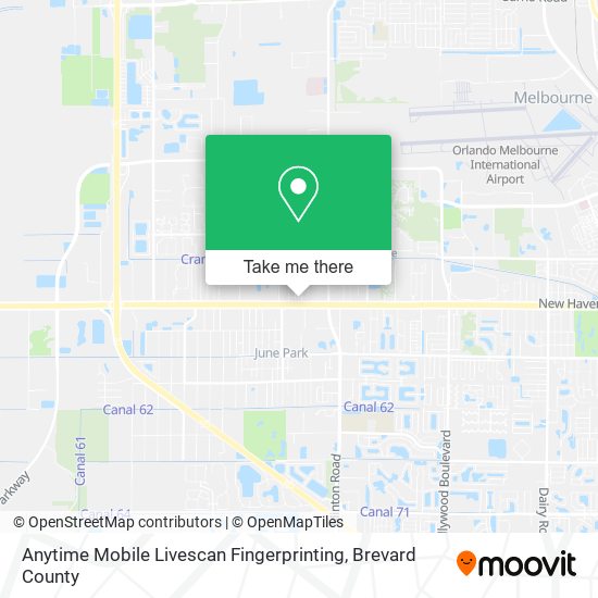 Mapa de Anytime Mobile Livescan Fingerprinting