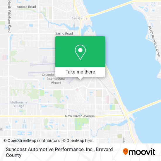 Mapa de Suncoast Automotive Performance, Inc.