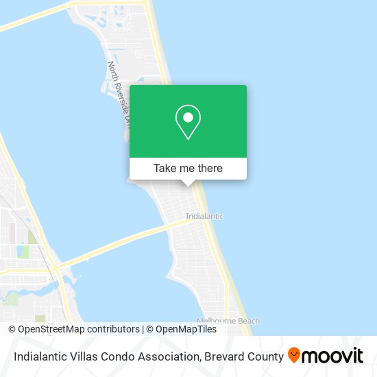 Indialantic Villas Condo Association map