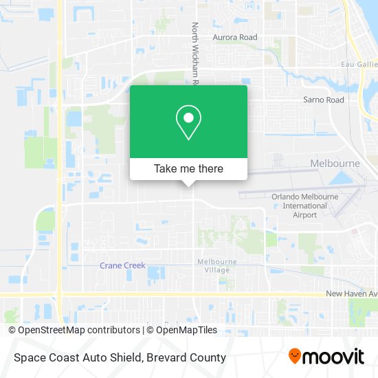 Mapa de Space Coast Auto Shield