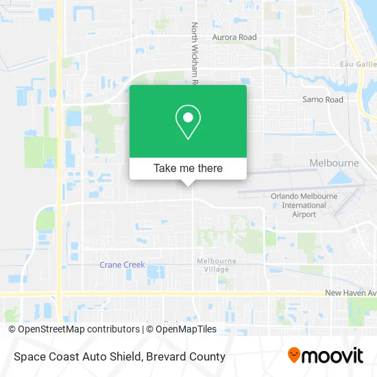 Space Coast Auto Shield map
