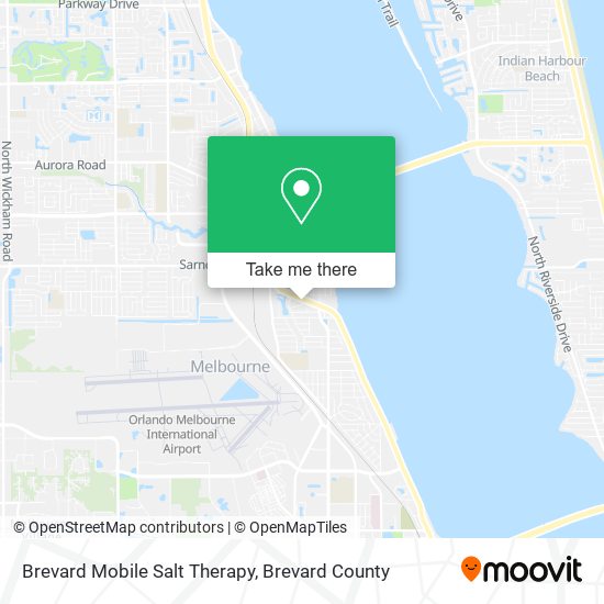 Mapa de Brevard Mobile Salt Therapy