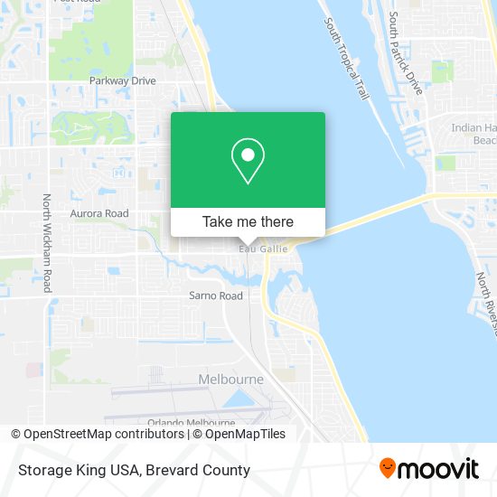 Mapa de Storage King USA