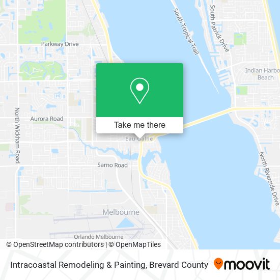 Mapa de Intracoastal Remodeling & Painting