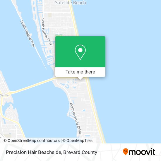 Mapa de Precision Hair Beachside