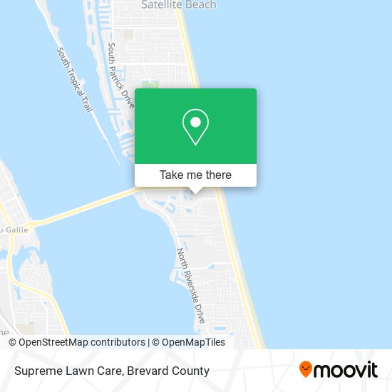 Supreme Lawn Care map