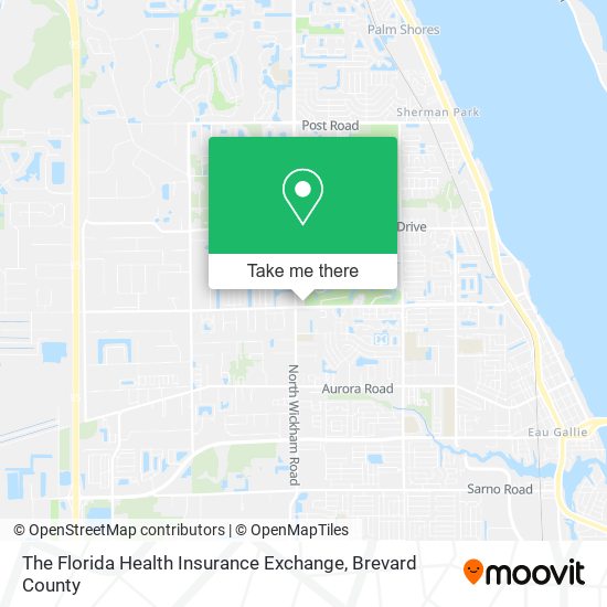 The Florida Health Insurance Exchange map