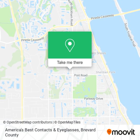 Mapa de America's Best Contacts & Eyeglasses