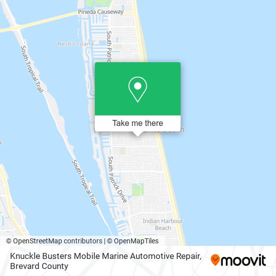 Mapa de Knuckle Busters Mobile Marine Automotive Repair