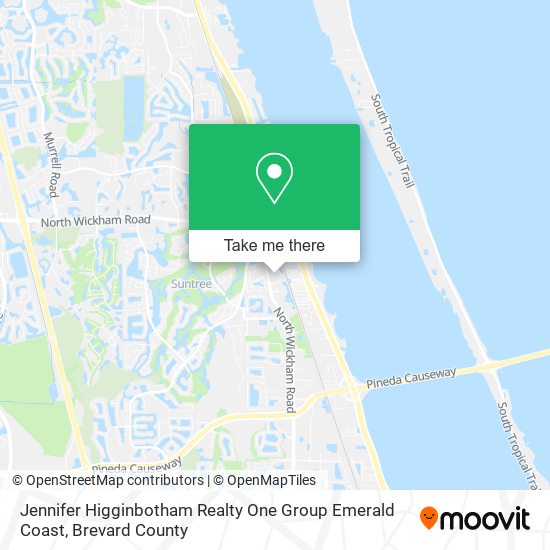 Mapa de Jennifer Higginbotham Realty One Group Emerald Coast