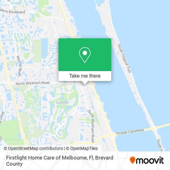 Mapa de Firstlight Home Care of Melbourne, Fl