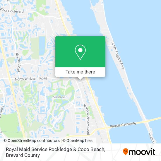 Mapa de Royal Maid Service Rockledge & Coco Beach