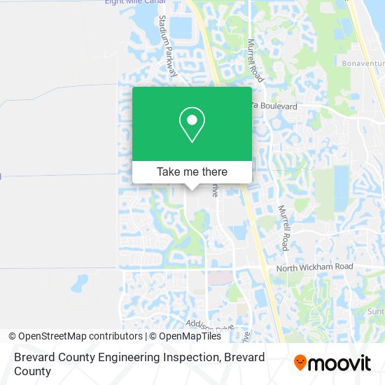 Brevard County Engineering Inspection map