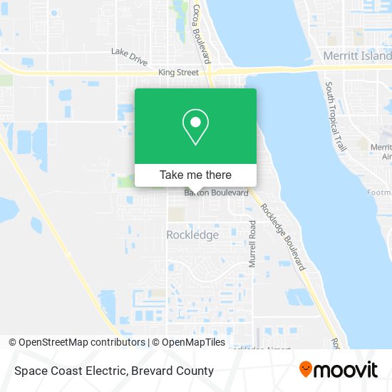 Mapa de Space Coast Electric