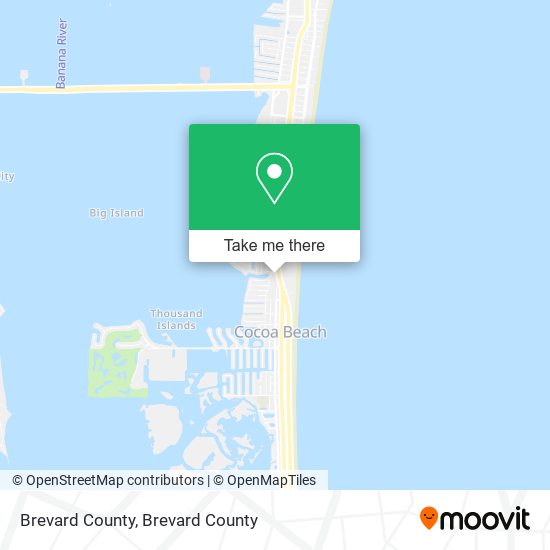 Brevard County map