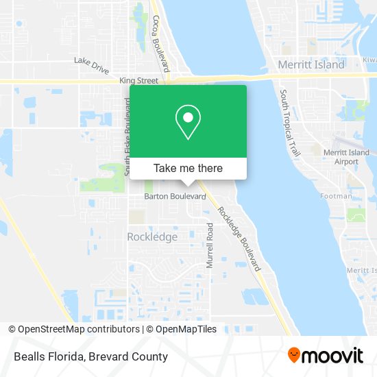 Bealls Florida map