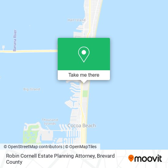 Robin Cornell Estate Planning Attorney map