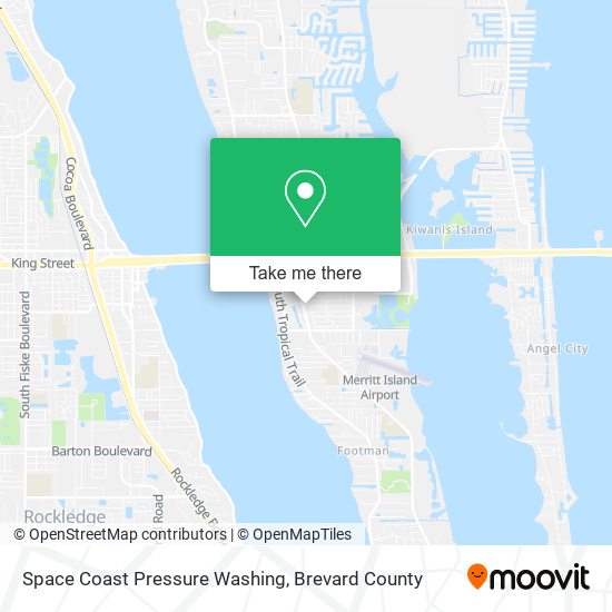 Mapa de Space Coast Pressure Washing