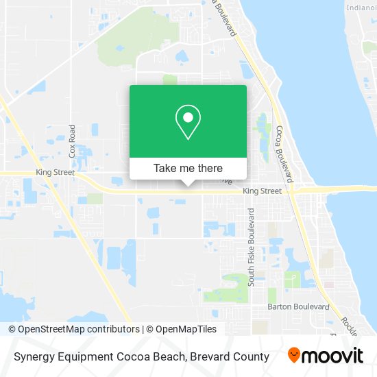 Mapa de Synergy Equipment Cocoa Beach