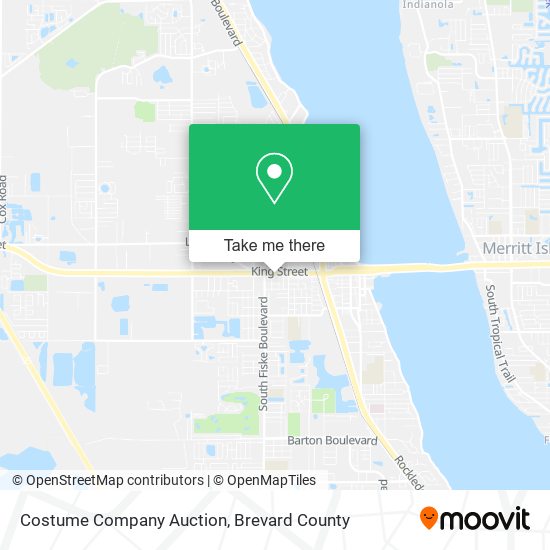 Costume Company Auction map