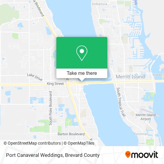 Mapa de Port Canaveral Weddings