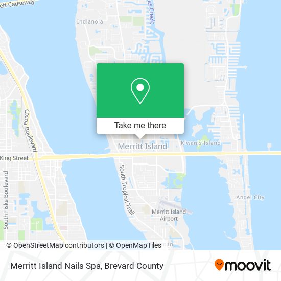 Merritt Island Nails Spa map
