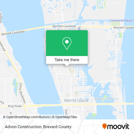 Advon Construction map