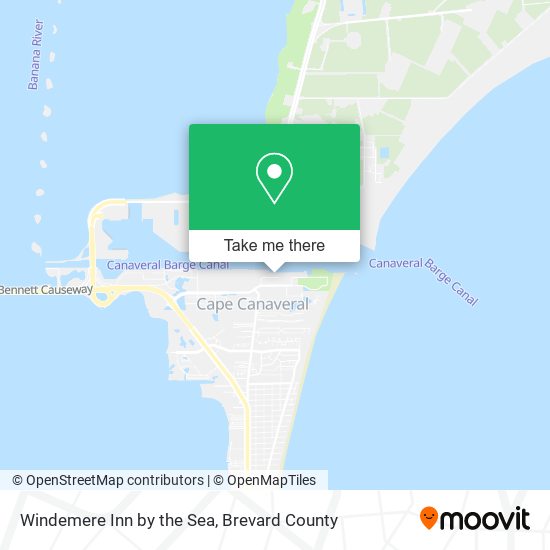 Windemere Inn by the Sea map