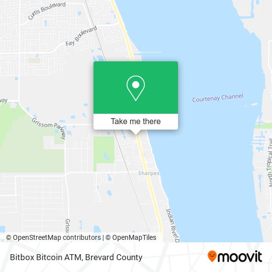 Mapa de Bitbox Bitcoin ATM