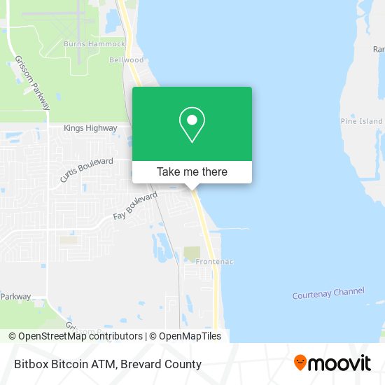 Mapa de Bitbox Bitcoin ATM