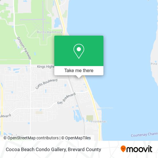 Cocoa Beach Condo Gallery map