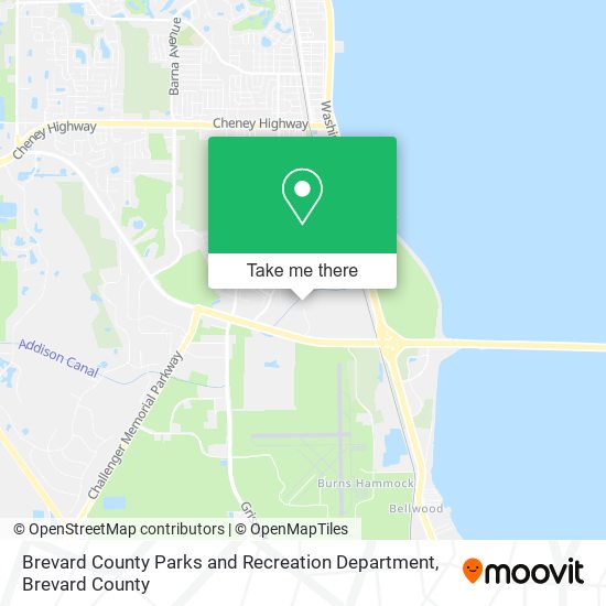 Mapa de Brevard County Parks and Recreation Department