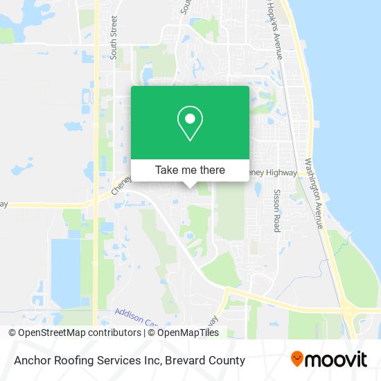 Mapa de Anchor Roofing Services Inc