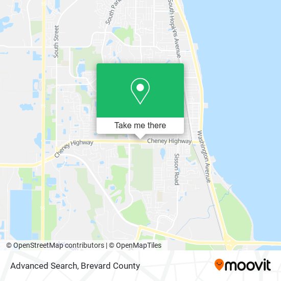 Advanced Search map