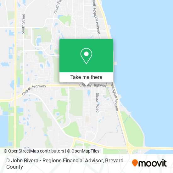 D John Rivera - Regions Financial Advisor map