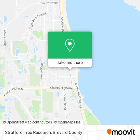 Stratford Tree Research map