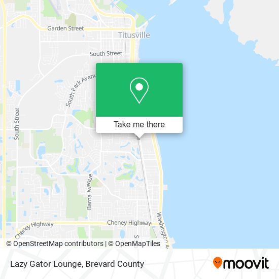 Lazy Gator Lounge map