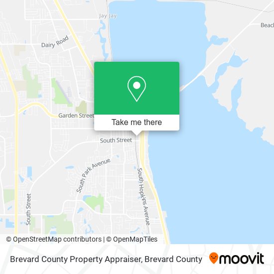 Mapa de Brevard County Property Appraiser