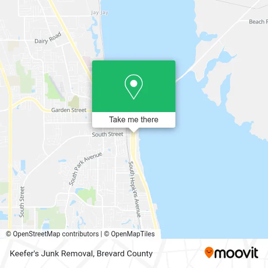 Keefer's Junk Removal map