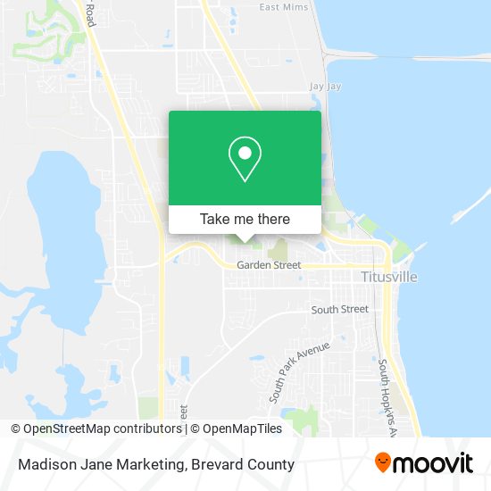 Madison Jane Marketing map