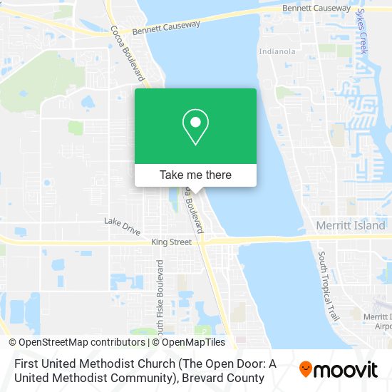 Mapa de First United Methodist Church (The Open Door: A United Methodist Community)