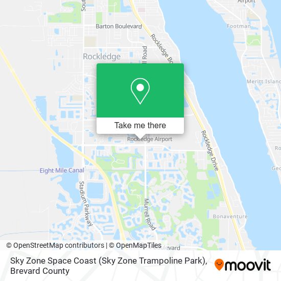 Sky Zone Space Coast (Sky Zone Trampoline Park) map