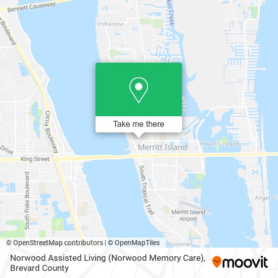 Mapa de Norwood Assisted Living (Norwood Memory Care)