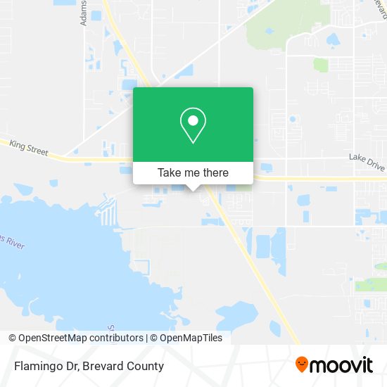 Flamingo Dr map