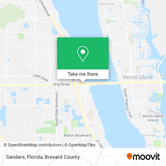 Mapa de Sanders, Florida